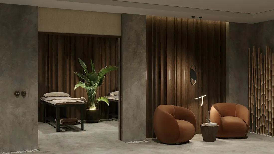 Reception and waiting lounge