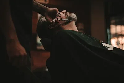 Beard sculpt and hot towel shave